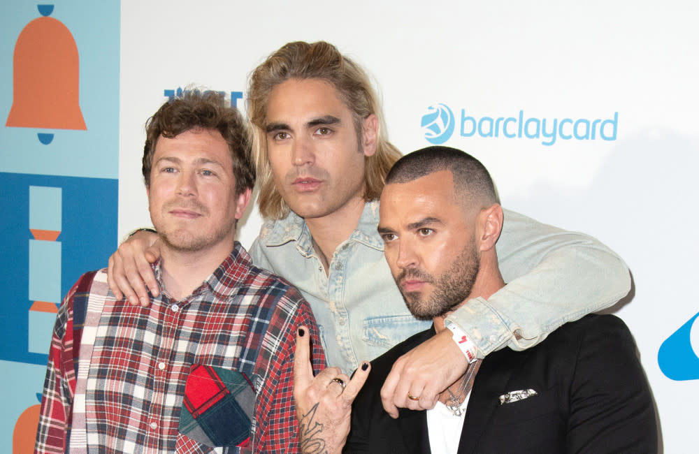 Busted have jokingly dubbed themselves 'clear-cut favourites' over McFly credit:Bang Showbiz