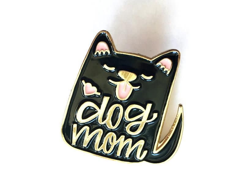 55) Dog Mom Enamel Pin