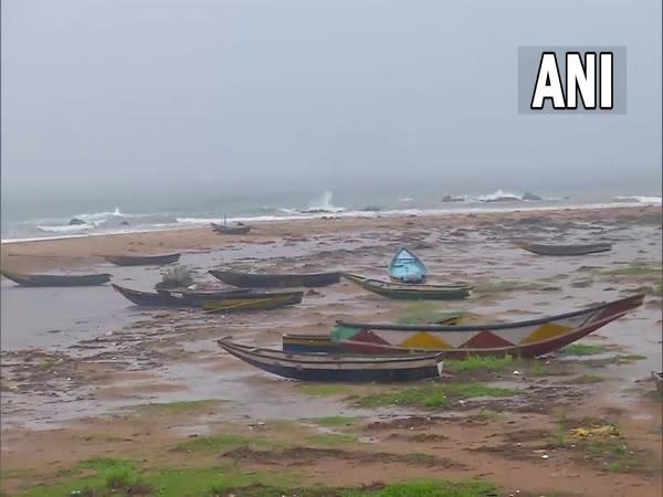 A visual from a beach in Andhra Pradesh. (Photo/ANI)