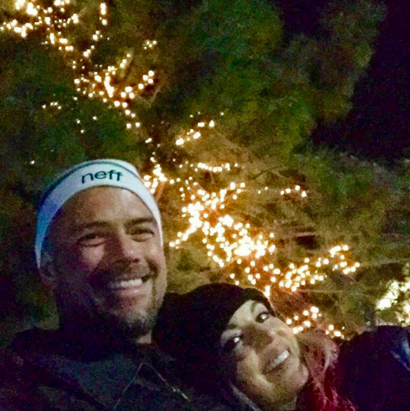 <p>There was also snuggling to be done between Josh Duhamel and Fergie. “Merry Christmas to all and to all a goodnight,” he wrote. (Photo: <a rel="nofollow noopener" href="https://www.instagram.com/p/BOd_zpqBIXx/?taken-by=joshduhamel&hl=en" target="_blank" data-ylk="slk:Instagram;elm:context_link;itc:0" class="link ">Instagram</a>) </p>