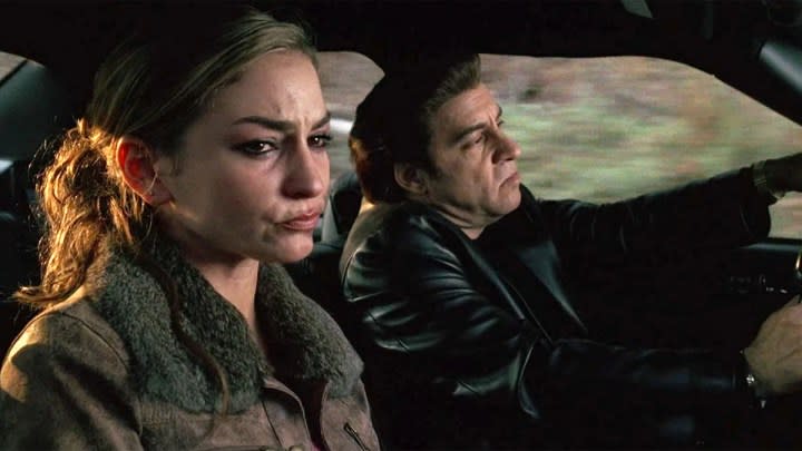 Drea de Matteo and Steven Van Zandt in The Sopranos.