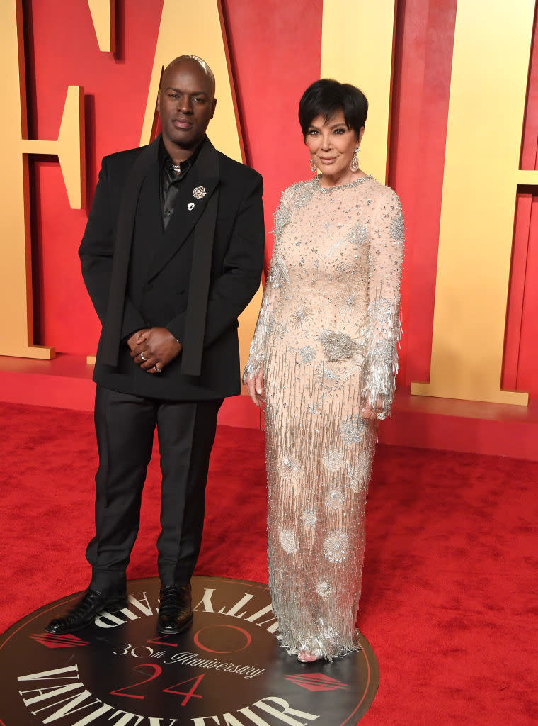 Corey Gamble and Kris Jenner