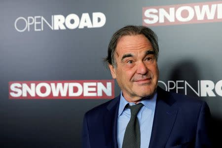 Director Oliver Stone attends the premiere of the film "Snowden" in Manhattan, New York, U.S., September 13, 2016. REUTERS/Andrew Kelly