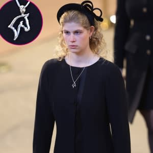 Lady Louise Windsor Wore Horse Necklace to Queen Elizabeth II's Vigil in Honor of Their Shared Passion