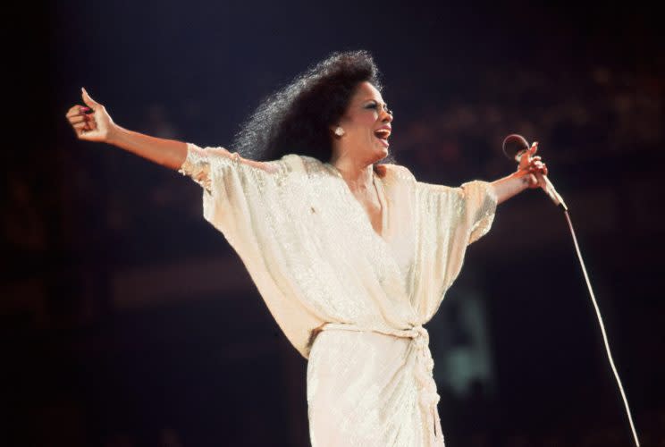 Diana Ross was an inspiration to countless generations through music. (Photo by Getty Images)