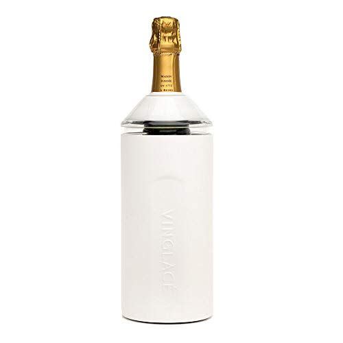 <p><strong>Vinglacé Wine Chiller</strong></p><p>amazon.com</p><p><strong>$89.95</strong></p><p><a href="https://www.amazon.com/dp/B07FWBCBJH?tag=syn-yahoo-20&ascsubtag=%5Bartid%7C10049.g.26861005%5Bsrc%7Cyahoo-us" rel="nofollow noopener" target="_blank" data-ylk="slk:Shop Now;elm:context_link;itc:0;sec:content-canvas" class="link ">Shop Now</a></p><p>A bottle chiller will keep her champagne/rosé/white wine at the perfect temp all night long, and save her a bunch of trips back and forth to the fridge.</p>