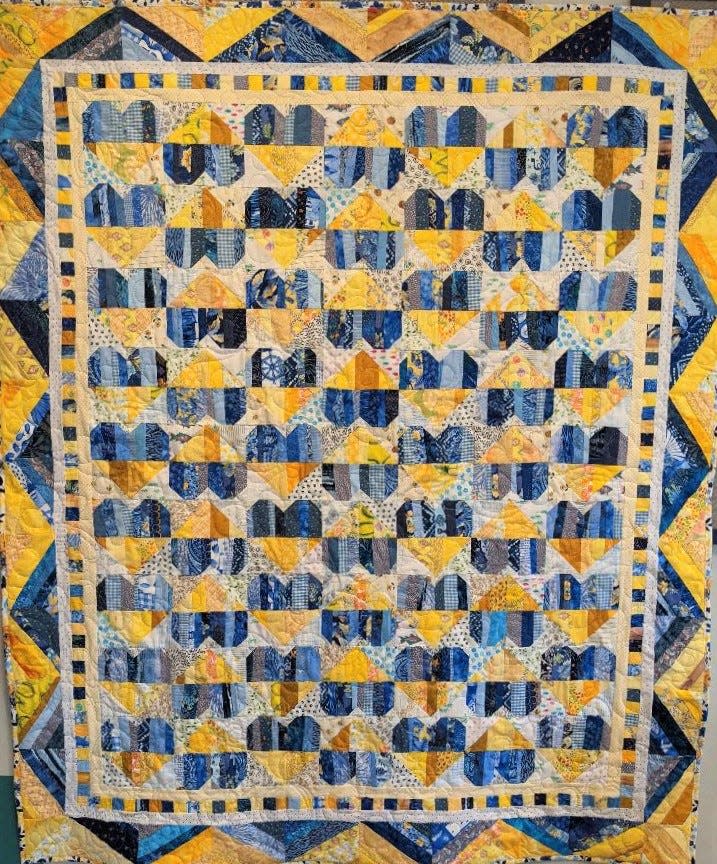 Finished RiverWoods Durham quilt