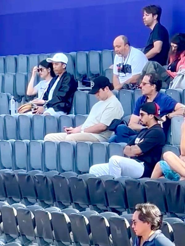 Felipe de Marichalar viendo World Padel Tour en Abu Dabi