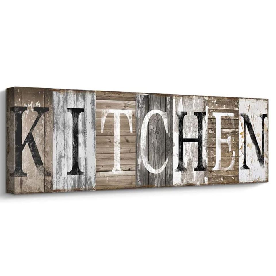 Rustic Kitchen Home Decor on Amazon