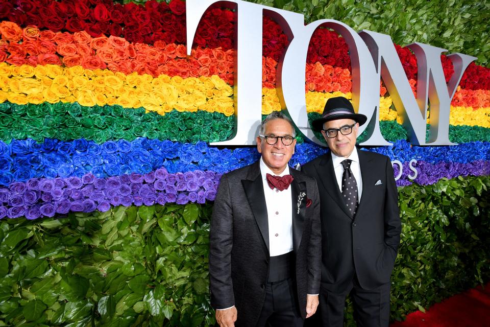 <h1 class="title">Robert Horn and David Yazbek</h1> <cite class="credit">Photo: Getty Images</cite>