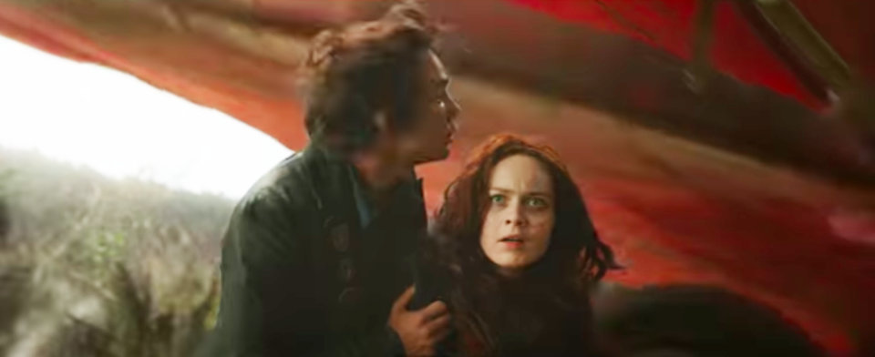 Ultimately, the film is a love story between Tom (Robert Sheehan) and Hester. Source: Universal