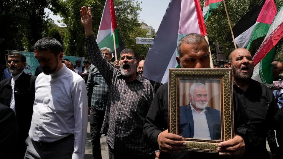 PHOTO: Iran Hamas (Vahid Salemi/AP)