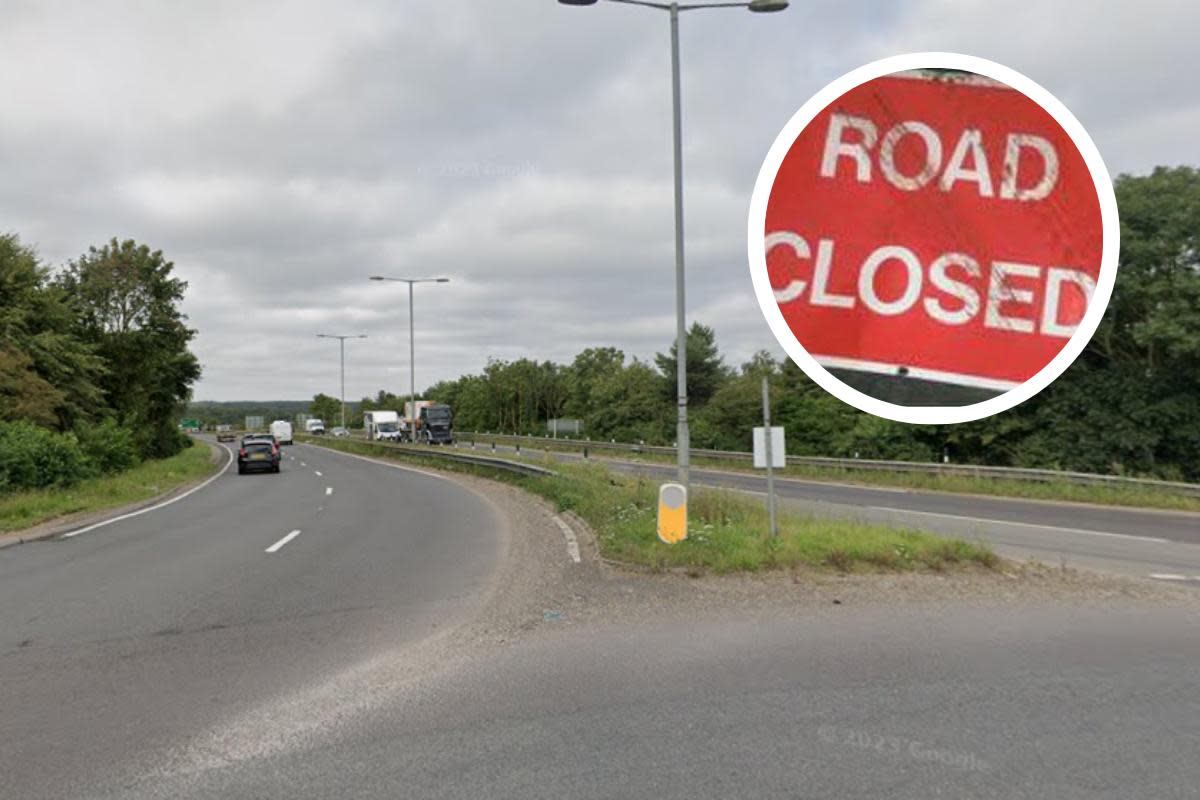 The A11 Thetford Bypass was closed in both directions <i>(Image: Google)</i>