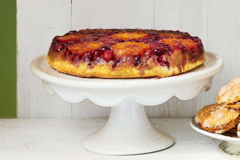 Upside-Down Orange-Cranberry Cake