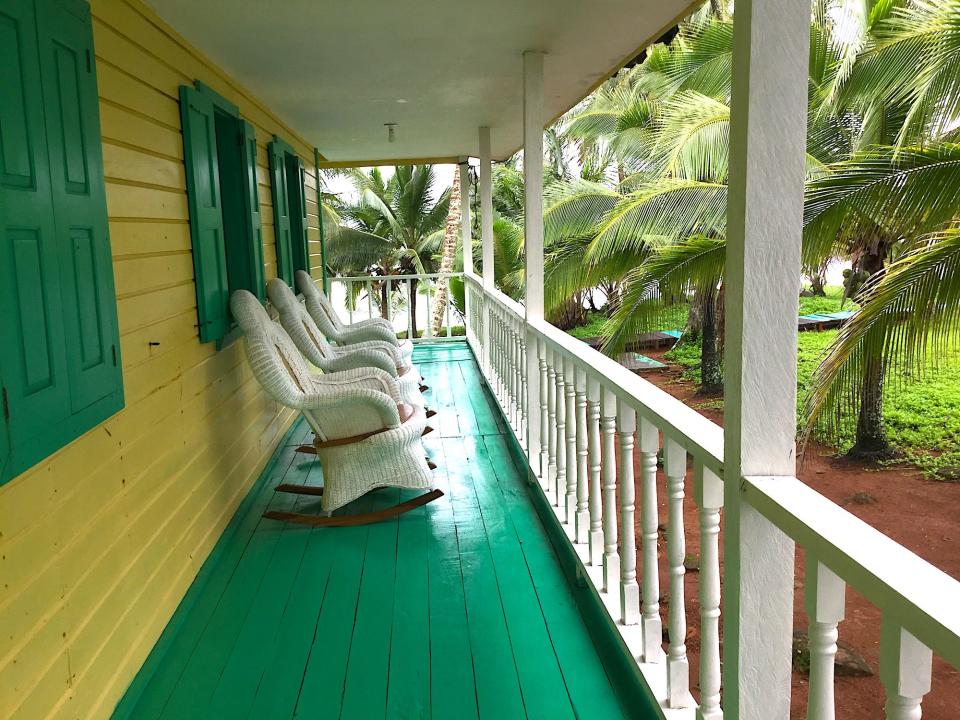 Iguana Island porch