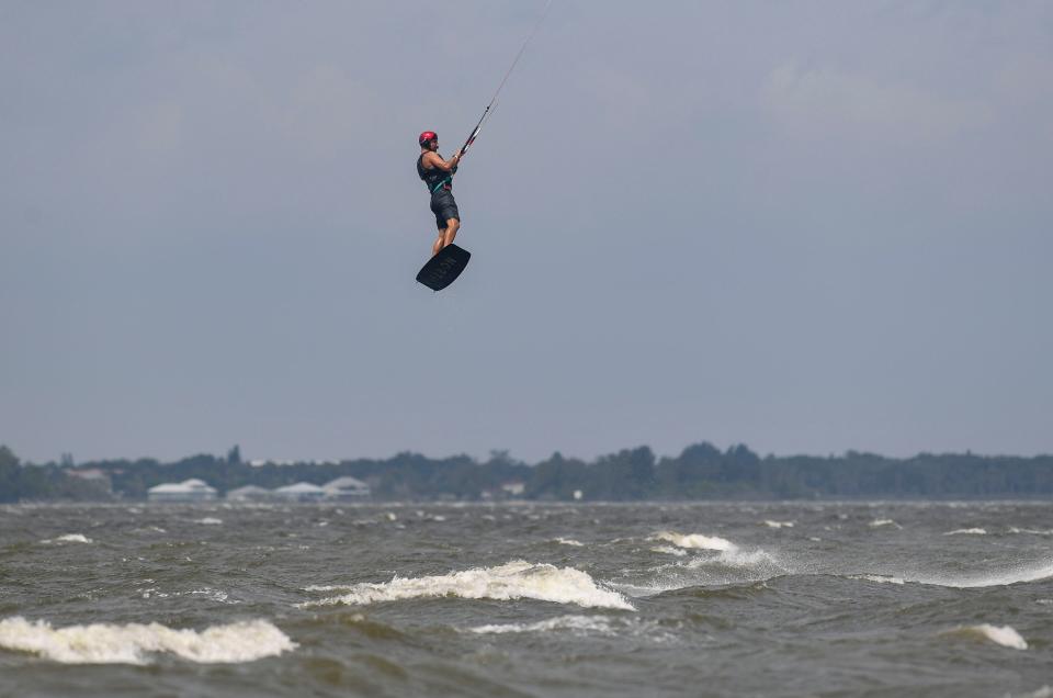 Only the kite boarders could enjoy a week like this past one.