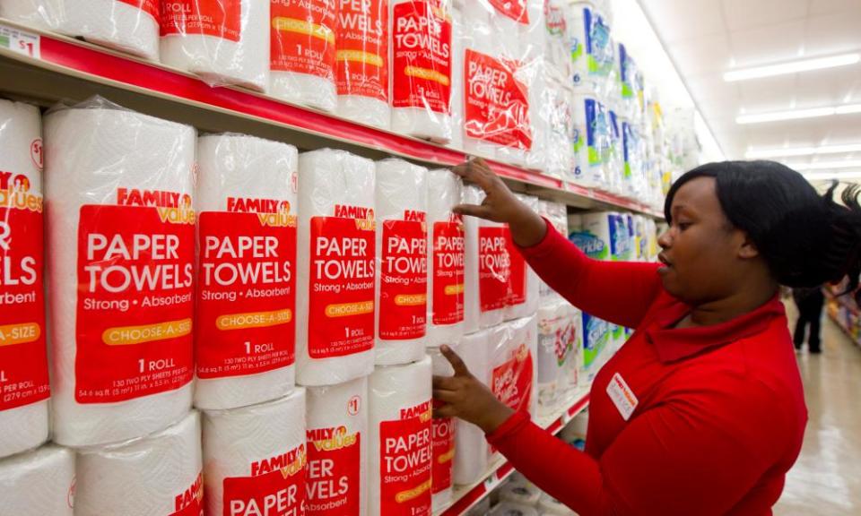 A Family Dollar store in Queens. By weight, items can actually work out more expensive than Walmart or Costco, for instance. 