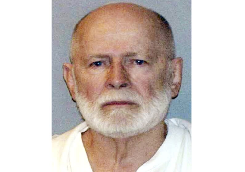 FILE - This June 23, 2011, file booking photo provided by the U.S. Marshals Service shows James "Whitey" Bulger. Three men, including a Mafia hitman, have been charged in the killing of Bulger in a West Virginia prison. The Justice Department announced the charges against Fotios "Freddy" Geas, Paul J. DeCologero and Sean McKinnon on Thursday, Aug. 18, 2022. (U.S. Marshals Service via AP, File)