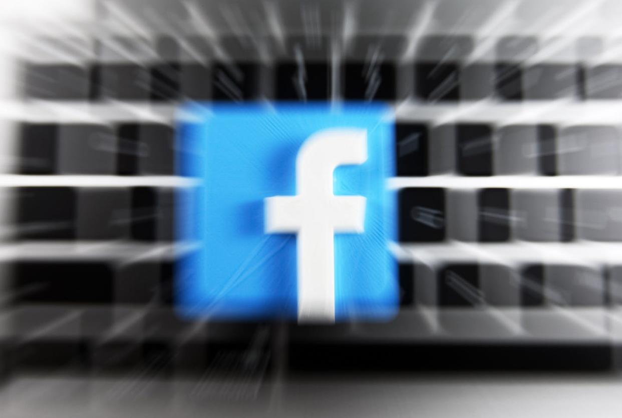 <span class="caption">Facebook has known that its algorithms enable trolls to spread propoganda.</span> <span class="attribution"><a class="link " href="https://www.gettyimages.com/detail/news-photo/facebook-logo-and-a-laptop-are-pictured-in-this-news-photo/1234311508" rel="nofollow noopener" target="_blank" data-ylk="slk:STR/NurPhoto via Getty Images;elm:context_link;itc:0;sec:content-canvas">STR/NurPhoto via Getty Images</a></span>