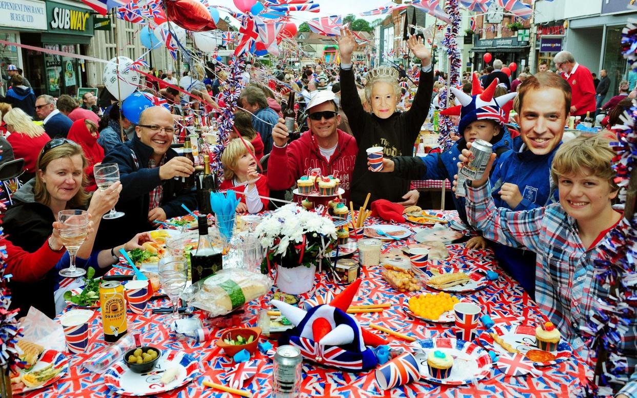 A street party to commemorate The Queen's Diamond Jubilee at Ashby De La Zouch, Leicestershire - PA