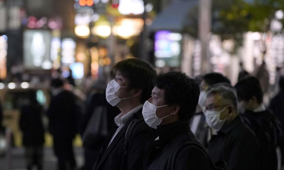 <span>Photograph: Naoki Ogura/Reuters</span>