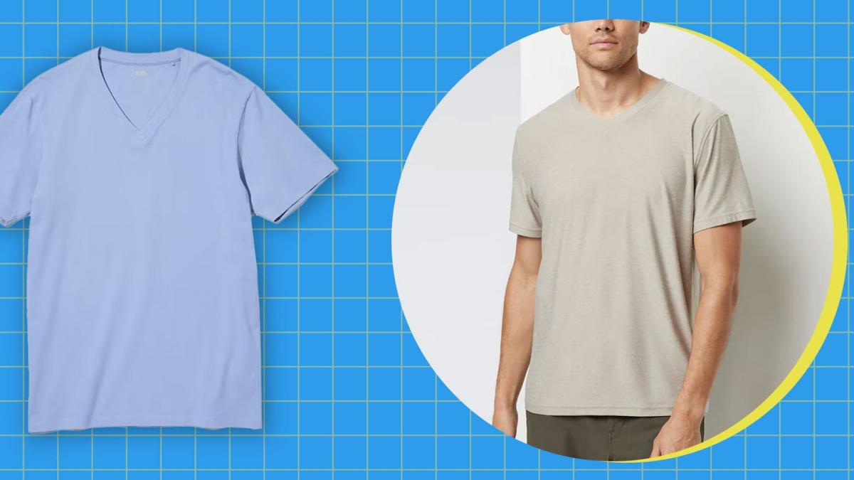 Calvin Klein Perfectly Fit Perennial Deep Plunge Mesh T-Shirt