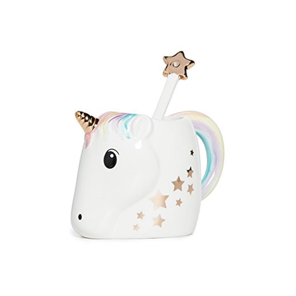 For Kids: Unicorn Mug with Star Stirrer