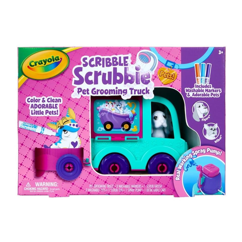 Scribble Scrubbie Pets Grooming Truck