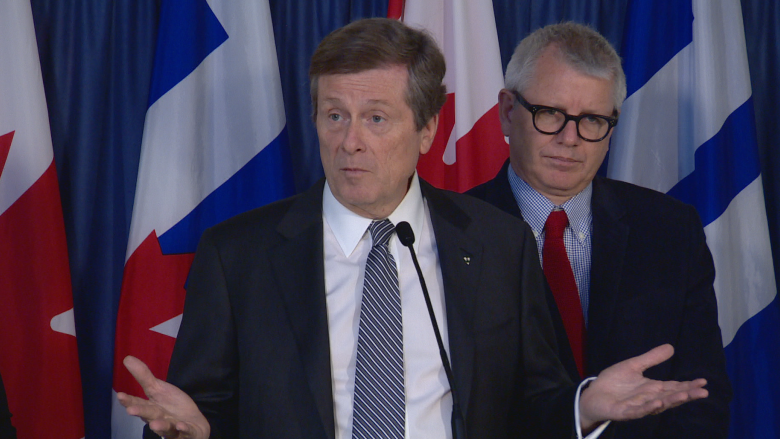 Mayor Tory vows Scarborough subway will be built, despite what David Miller says