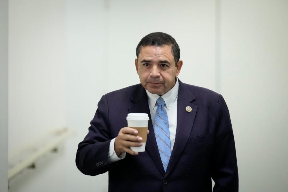 In 2022, the FBI raided Mr Cuellar’s congressional office in Laredo and his home, though his attorney at that time said the congressman was not the target of the investigation (Getty Images)