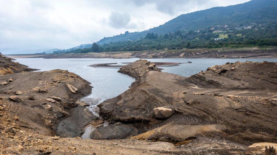 Vista del Embalse San Rafael en marzo de 2024.