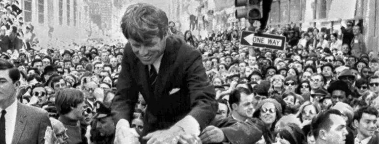 Bobby Kennedy, en campaña