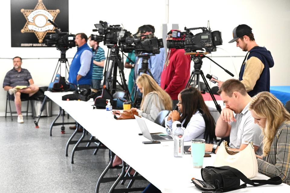 West Michigan and northwest Indiana media gathered in Centreville for the press release Monday afternoon.