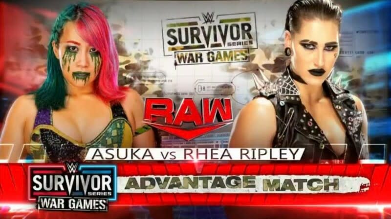 Rhea Ripley vs. Asuka Announced For 11/21 WWE RAW