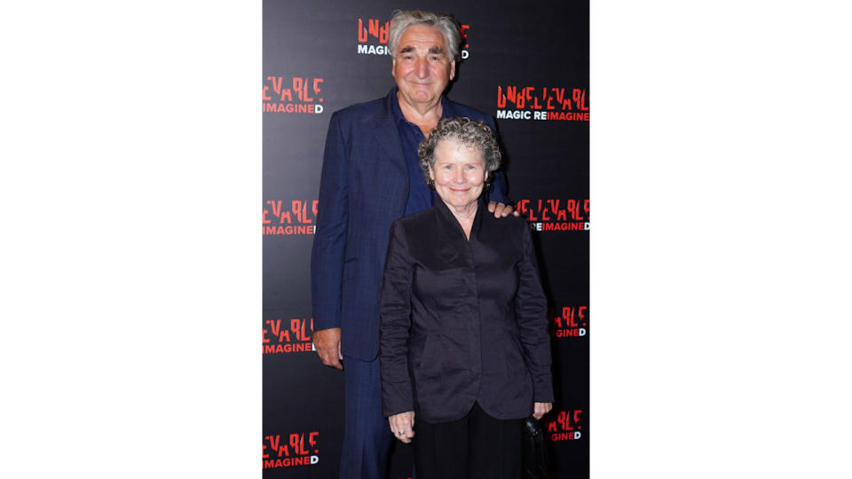 Imelda Staunton and her husband Jim Carter at Derren Brown's Unbelievable show gala