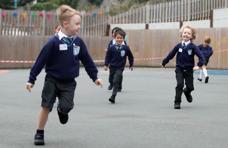 British schools reopen amid the coronavirus disease (COVID-19) outbreak