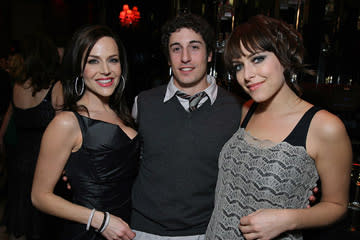 Julie Benz , Jason Biggs and Jenny Mollen at the Las Vegas premiere of Lionsgate Films' Rambo