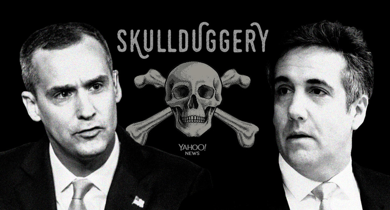 Corey Lewandowski and Michael Cohen. (Photo-illustration: Yahoo News; photos: AP)