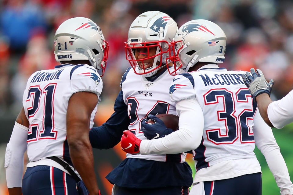 Stephon Gilmore #24 of the New England Patriots 