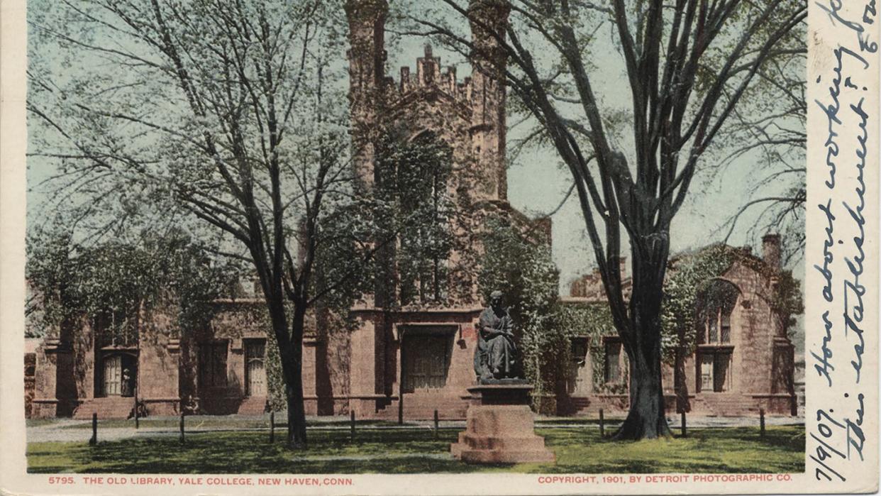 The Old Library, Yale College, New Haven, Conn.