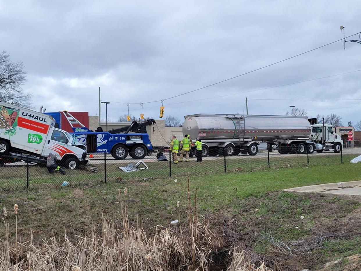 A local man was left in critical condition after a U-Haul truck he was driving crashed into a semi-tanker Wednesday, March 20, on US-31, according to the Ottawa County Sheriff’s Office.