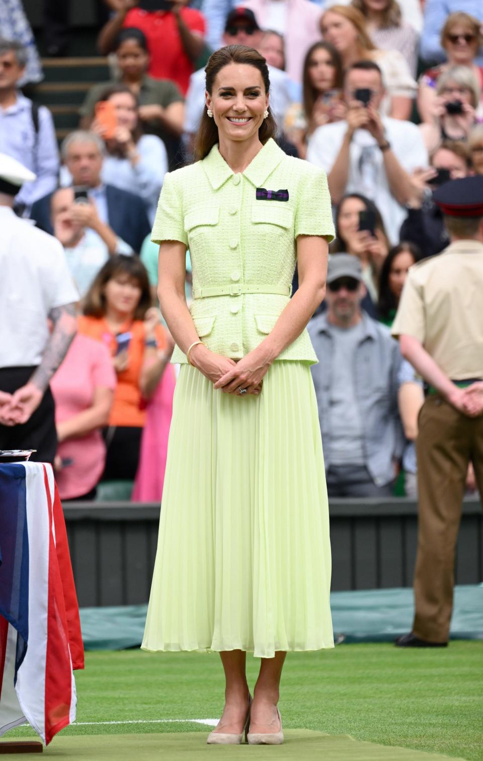 Kate Middleton attends Wimbledon in July 2023.