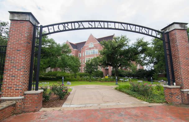 PHOTO: The Florida State University (FSU) college entrance is pictured in Tallahassee, Fla. (Education Images/Universal Images Group via Getty Images)