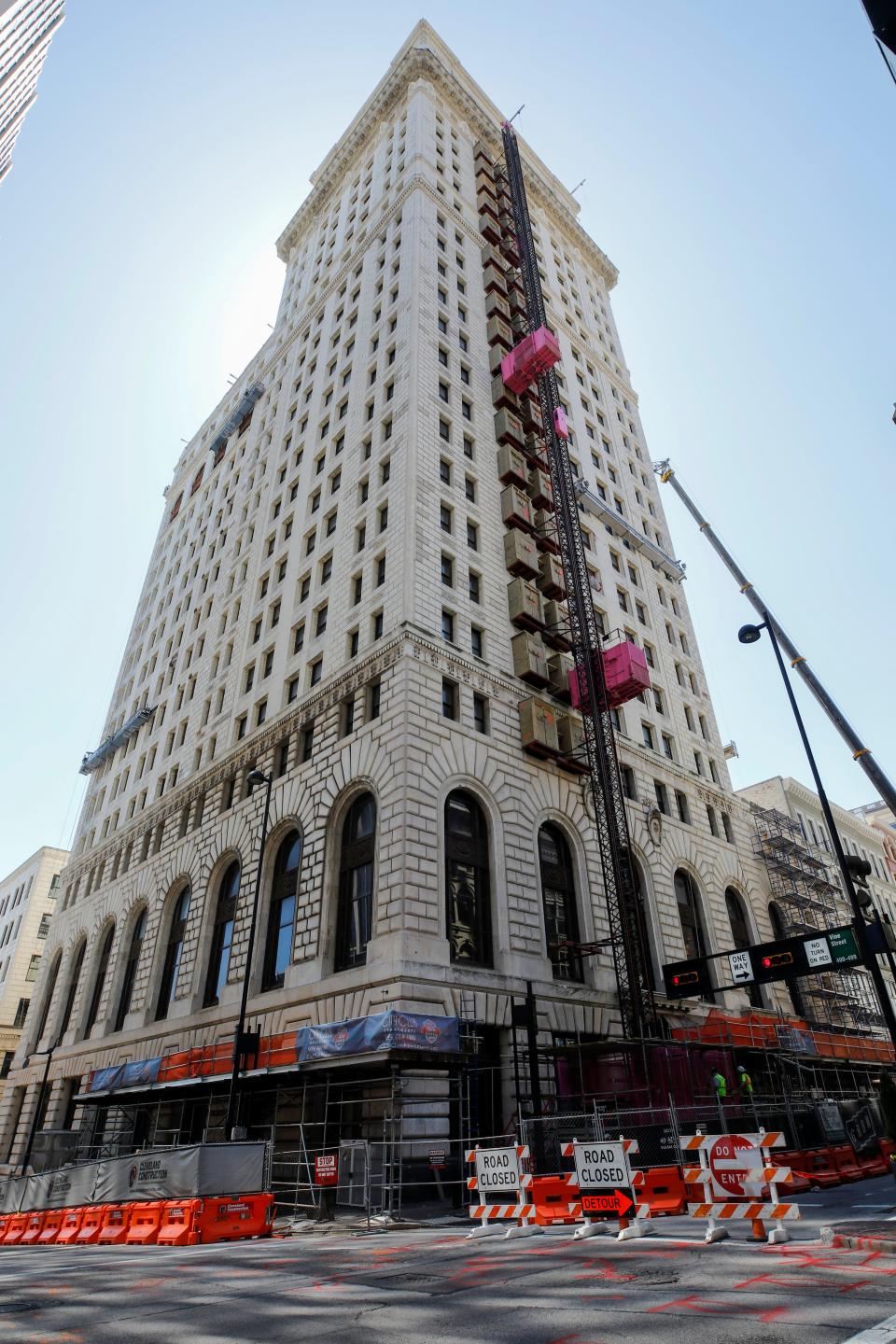 Nearly 300 units are being built inside downtown's PNC Tower, formerly Union Central Tower, an office building from 1913.