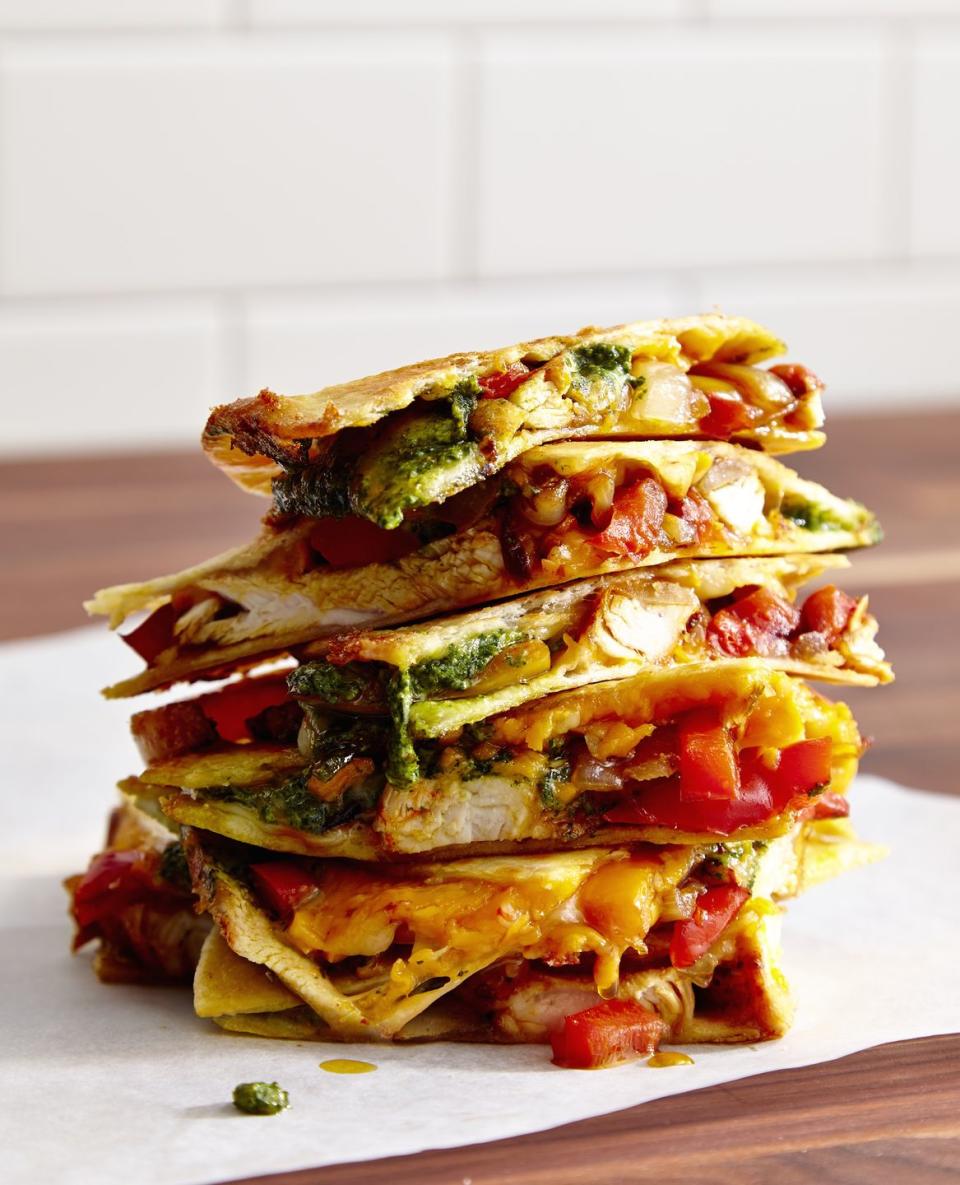 Chicken Fajita Quesadillas