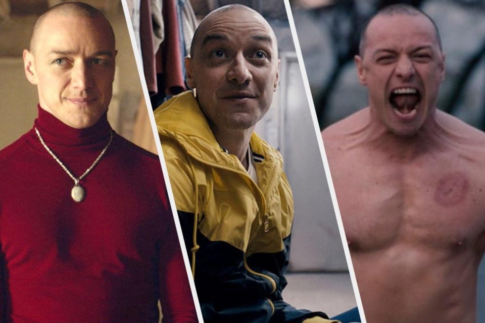 Three of James McAvoy's characters from Split