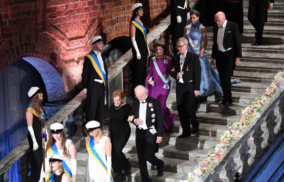 The royal family made sure they made an entrance. Photo: Getty Images