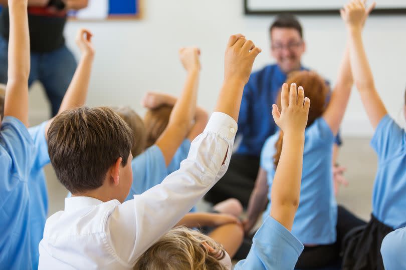 A generic picture of a school classroom