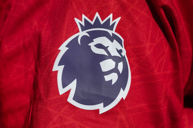 Premier League logo on Manchester United sleeve