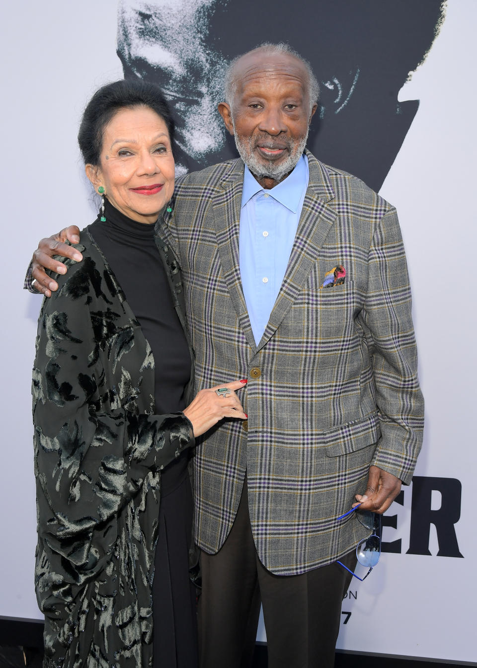 Jacqueline Avant and Clarence Avant attend Netflix world premiere of “THE BLACK GODFATHER at the Paramount Theater on June 03, 2019 in Los Angeles, California.